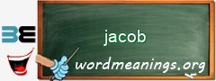 WordMeaning blackboard for jacob